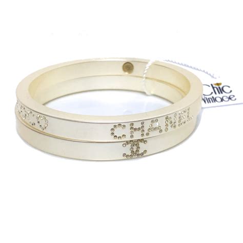 chanel pulseras plata